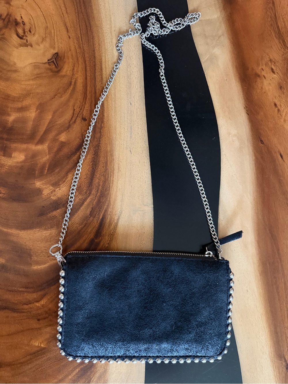 Zara Suede Crossbody Bag